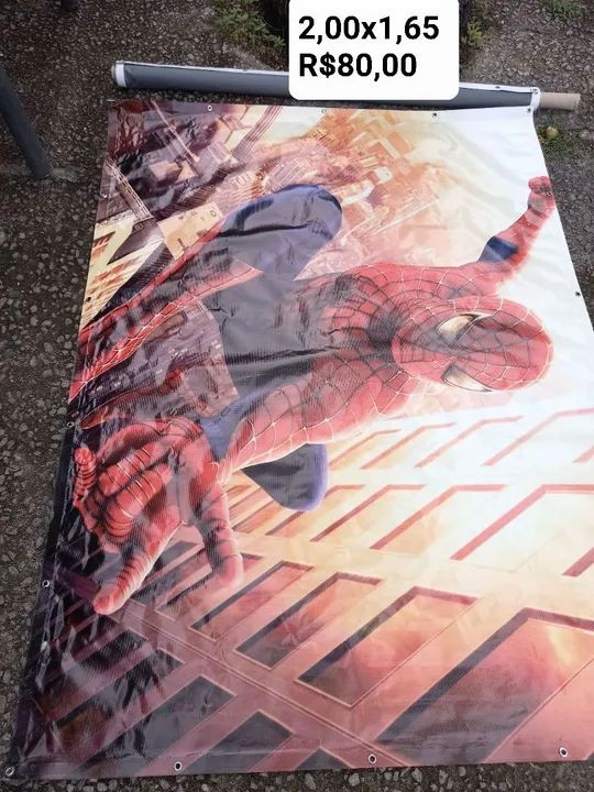 Banner do Homem Aranha 2,00x1,65