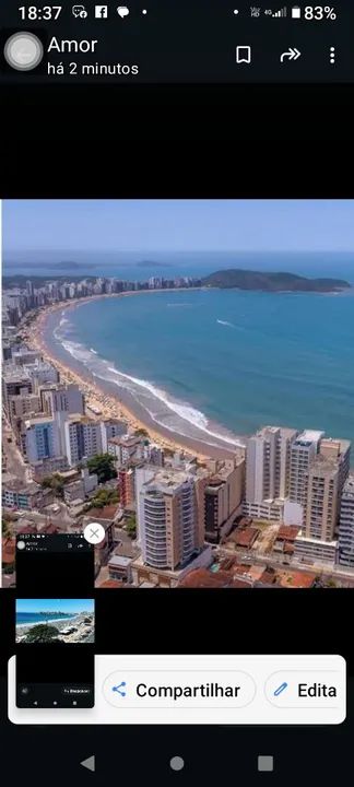  Praia do Morro impecável AP. 02 quartos suite.