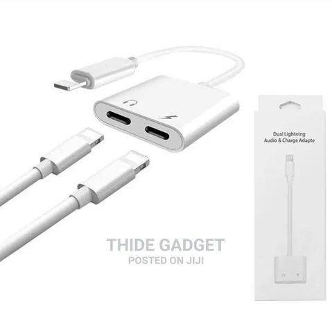Adaptador de carga de áudio dual Lightning Headphone para iPhone X 8/8 Plus 7/7Plus - Foto 5