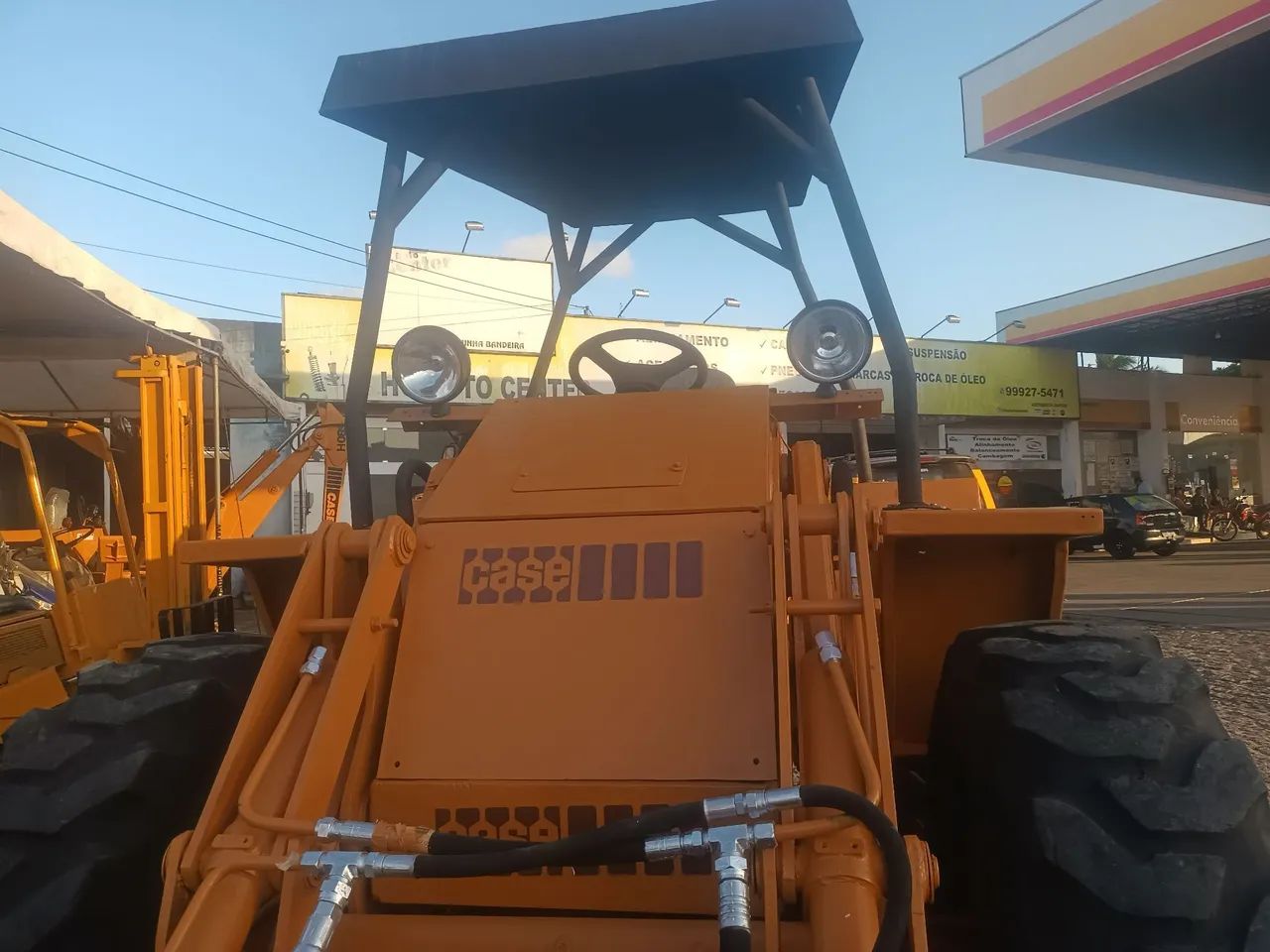 Pa carregadeira W7E  CASE  ano 88