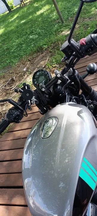 Hunter 350 cc Motocicleta estilo retrô e moderna  - Foto 4