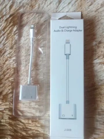 Adaptador de carga de áudio dual Lightning Headphone para iPhone X 8/8 Plus 7/7Plus - Foto 2