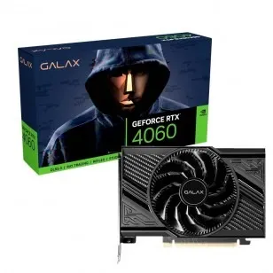 PLACA DE VIDEO GALAX GEFORCE RTX 4060 1-CLICK OC 1X, 8GB, GDDR6, 128-BIT, 3xDP/1xHDMI - 46