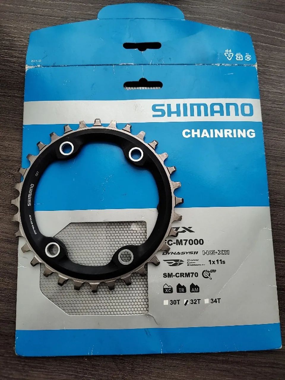 Coroa Shimano SLX FC-M7000 32D BCD96, NOVA!!! - Foto 2