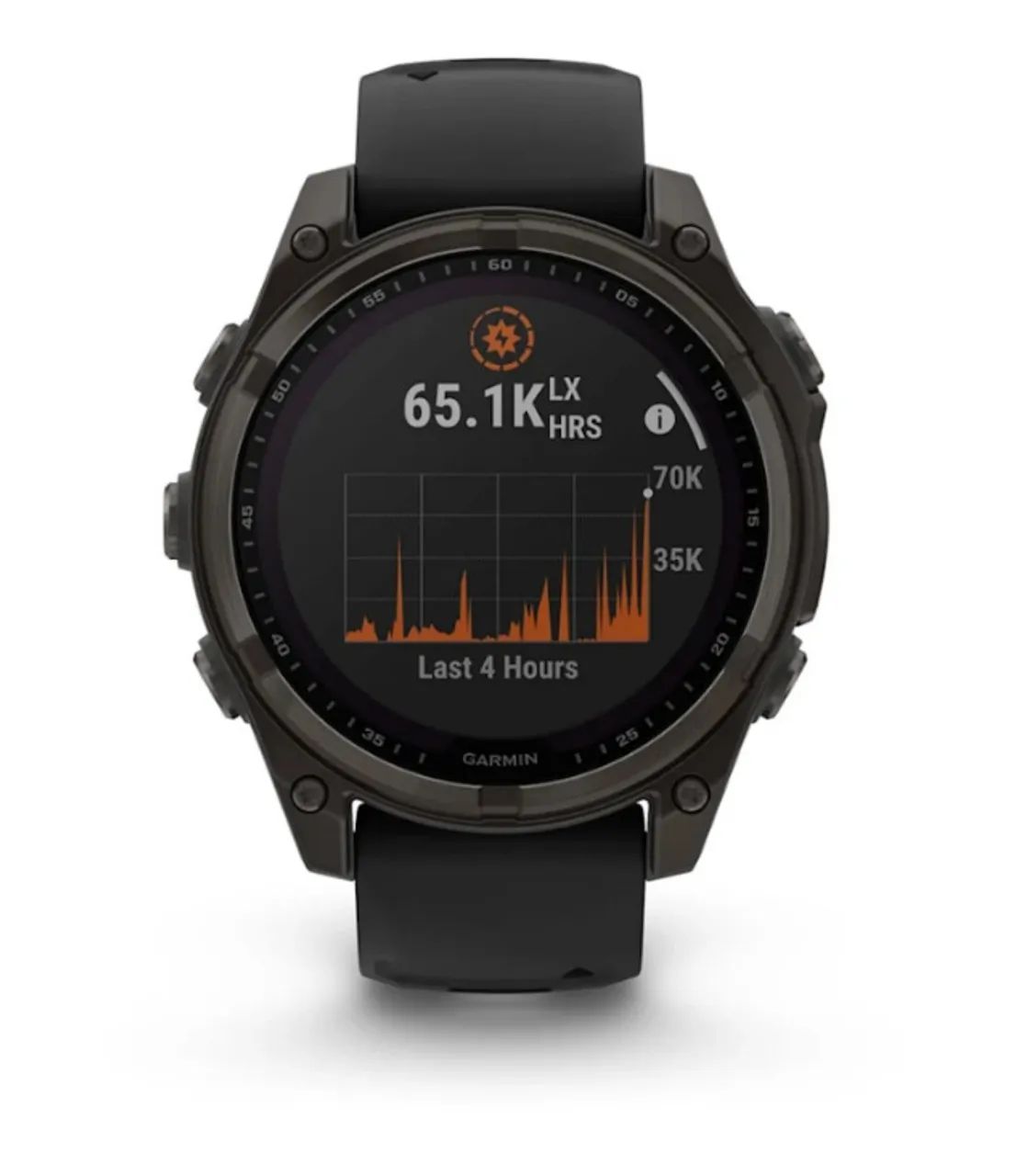 Relogio Garmin Fenix 8 - 51mm Solar Saphira Titanium Carbon - Foto 2