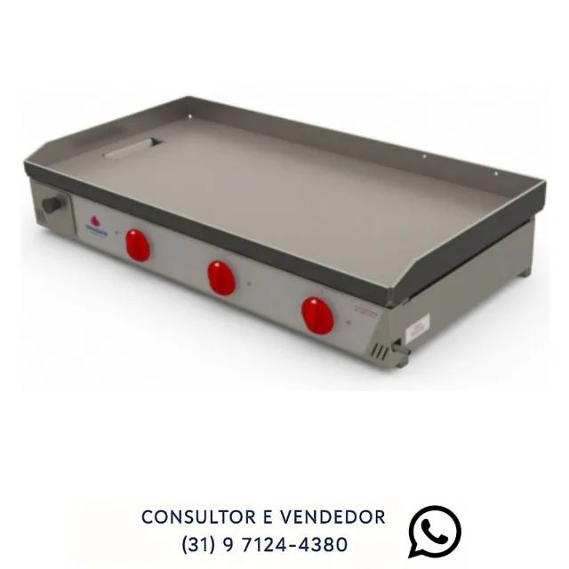 Chapa 1M 3 Queimadores Progas