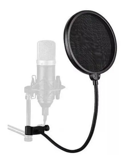 Pop Shield Protetor Anti Ruido p/ Microfone M-061 -POP FILTER  Loja Coimbra Entregamos - Foto 2