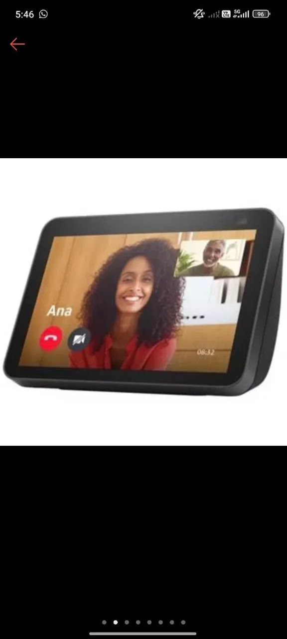 Echo Show 8 (2ª Geração) - Tela inteligente com Alexa
