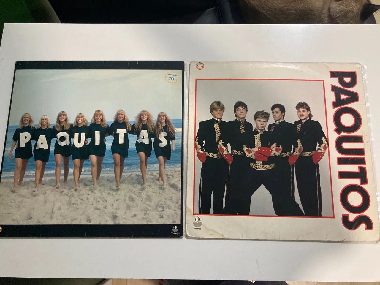 Discos de Vinil Paquitas e Paquitos 