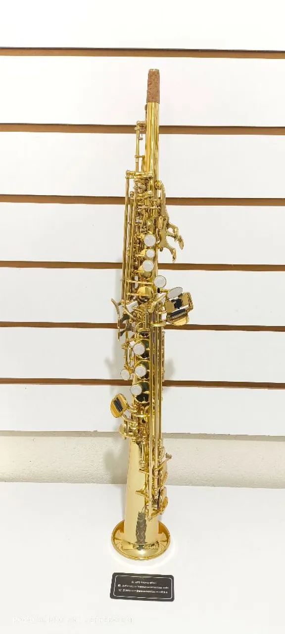 Saxofone Soprano tudel fixo inteiriço TIVOLI NOVO - Foto 2
