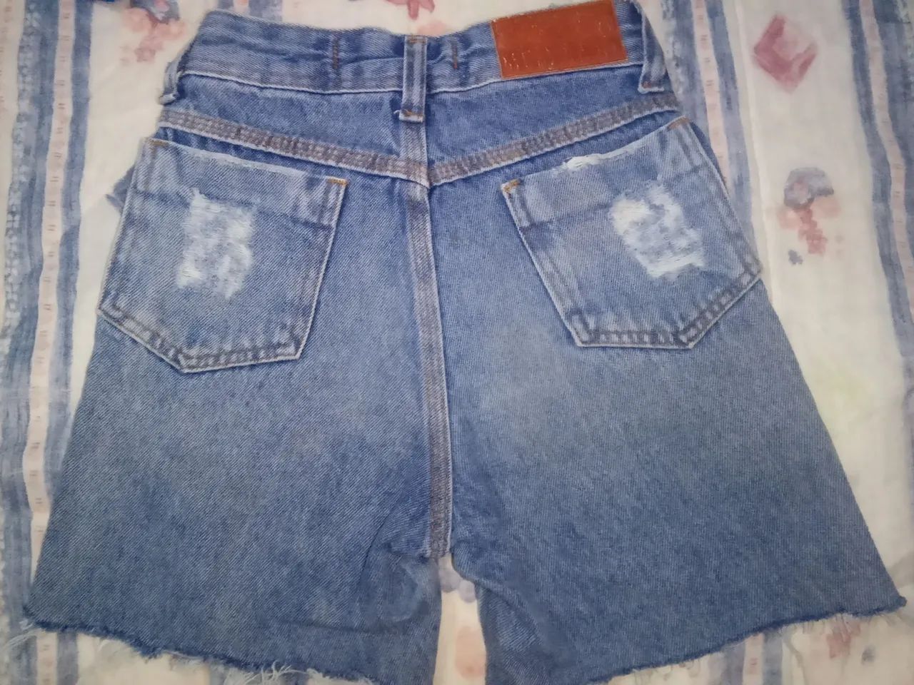 Shorts Jeans Destroyed Infantil Menino  - Foto 3