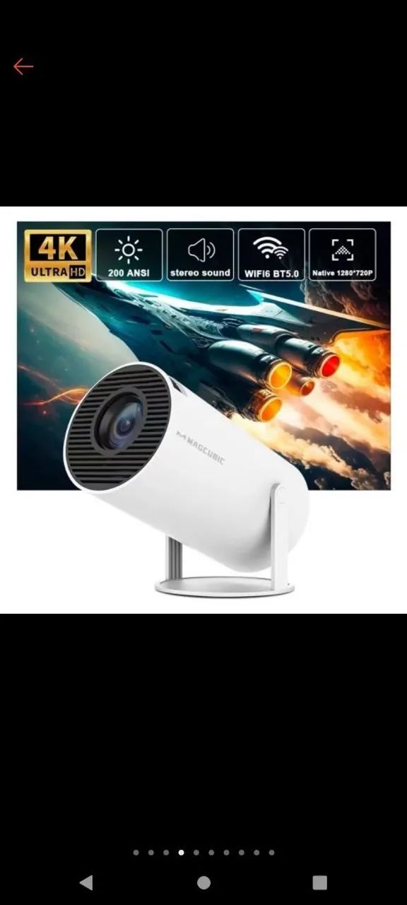 Projetor Magcubic Novo 4K Ultra HD - Imersão Total - Foto 2
