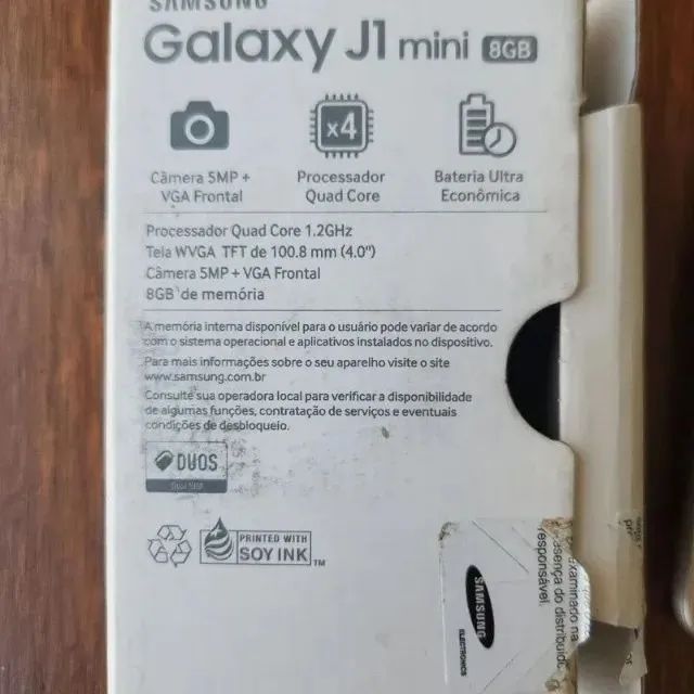 Caixa original com manual do Samsung J1 mini - Foto 3