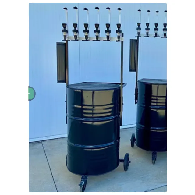 Carrinho Tonel Drinks Cooler térmico