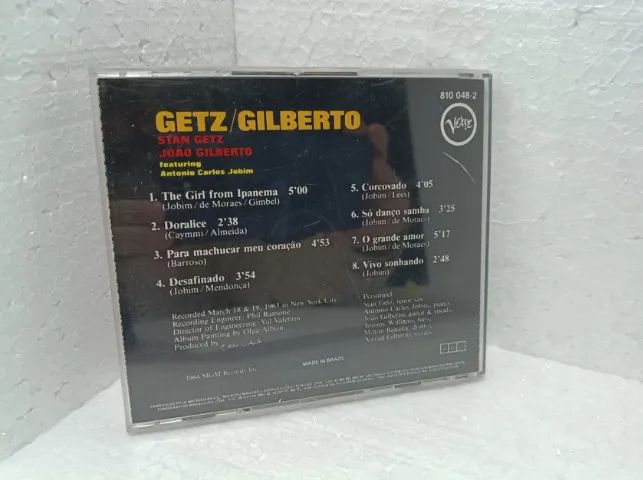 CD Stan Getz & João Gilberto - Getz / Gilberto (1989) Verve (Sem Código De Barras) - Foto 4