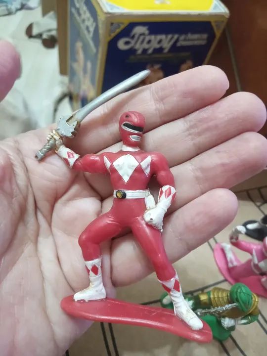 Lote de Bonecos Power Rangers 1993 Bandai Lindos - Foto 5