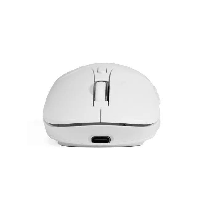 Mouse Sem Fio Bluetooth/USB C3Tech M-BT60WH White 1.600DPI Recarregável - WZetta - Foto 2