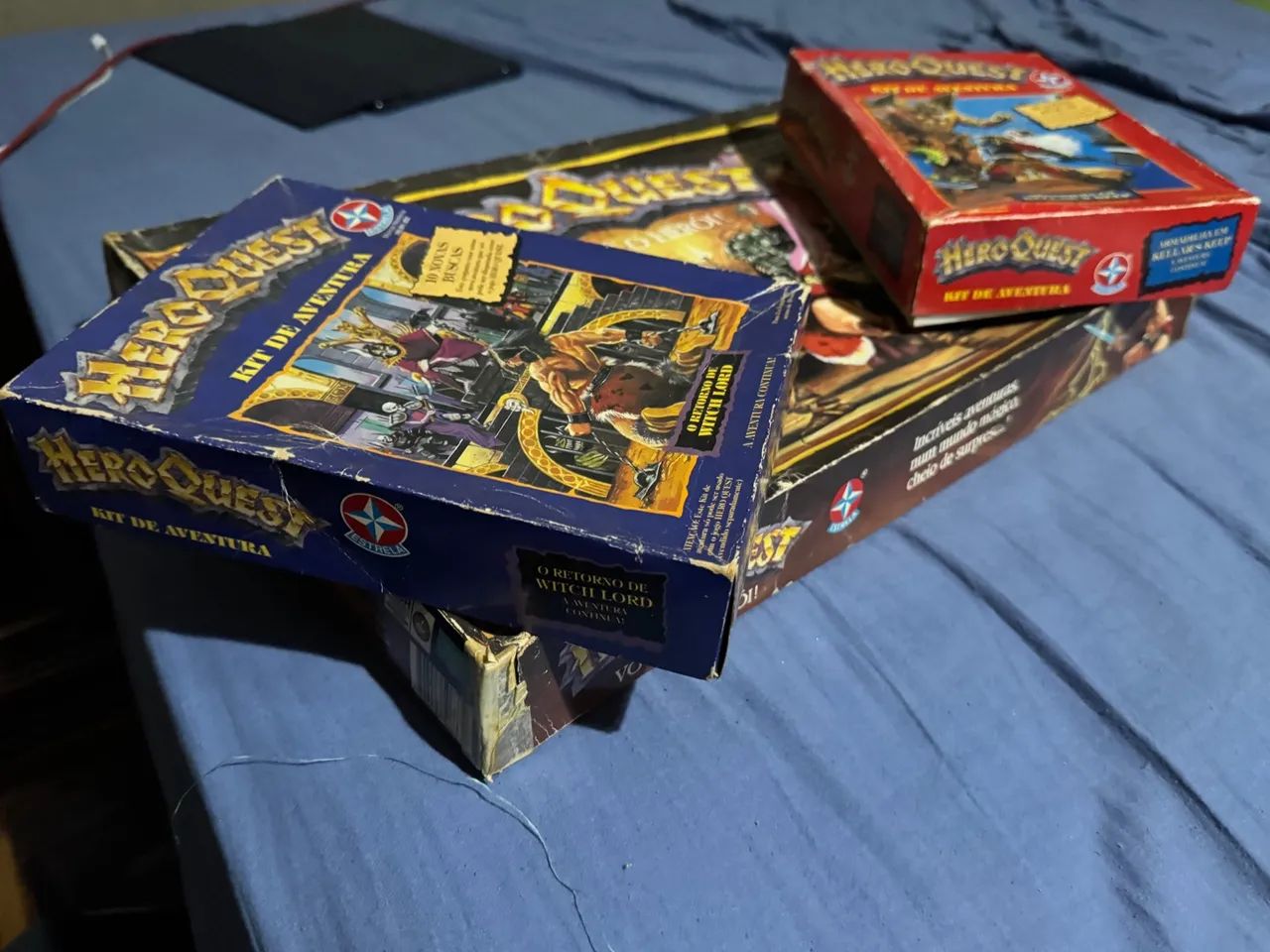 Jogo de tabuleiro HERO QUEST + 2 expansões  - Foto 3