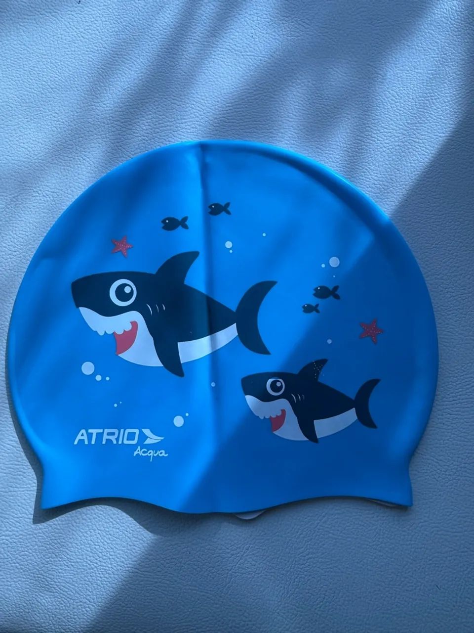 Touca de Natação Infantil Atrio Acqua - Tubarão - Foto 4