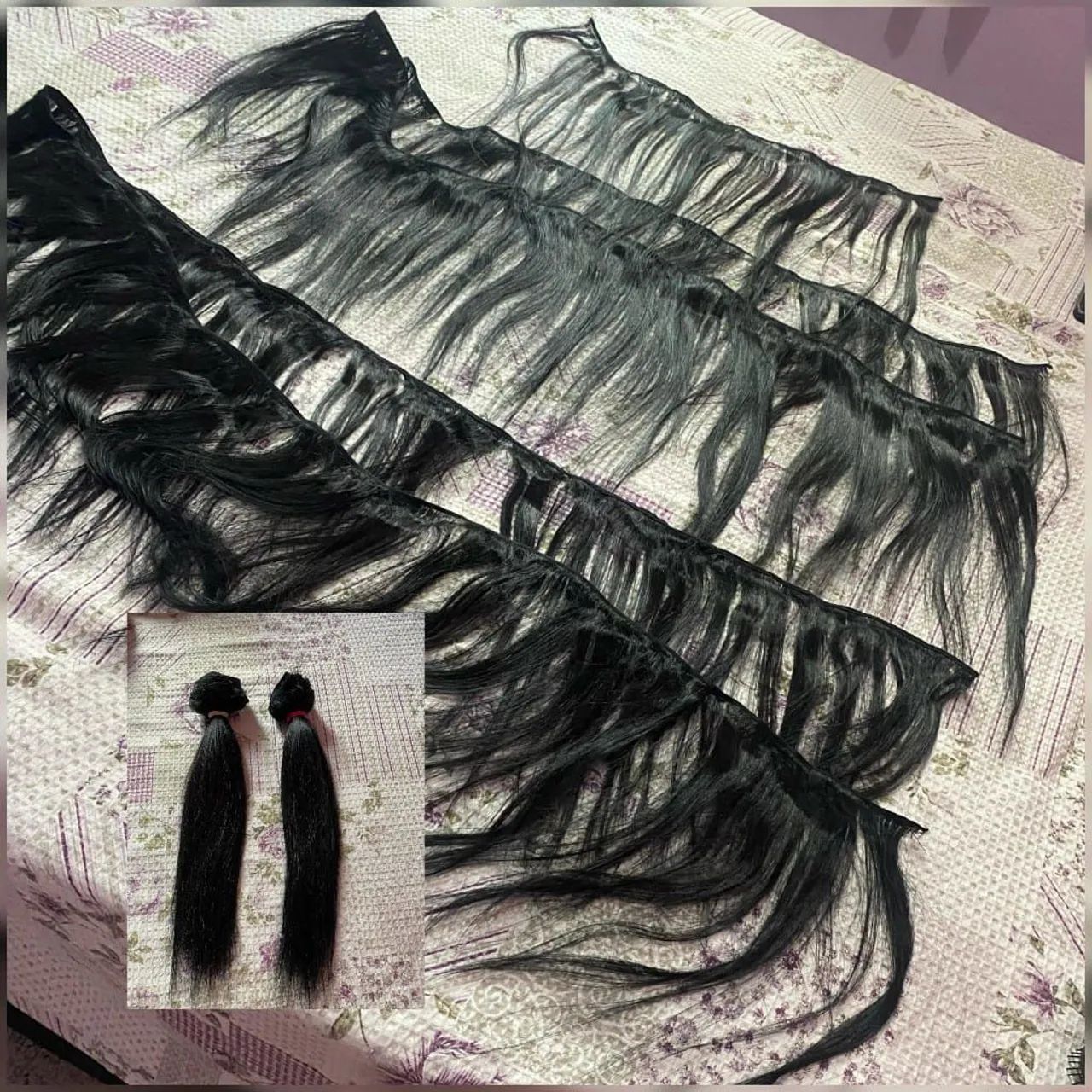 cabelo humano - 150g 50 centímetros  - Foto 3