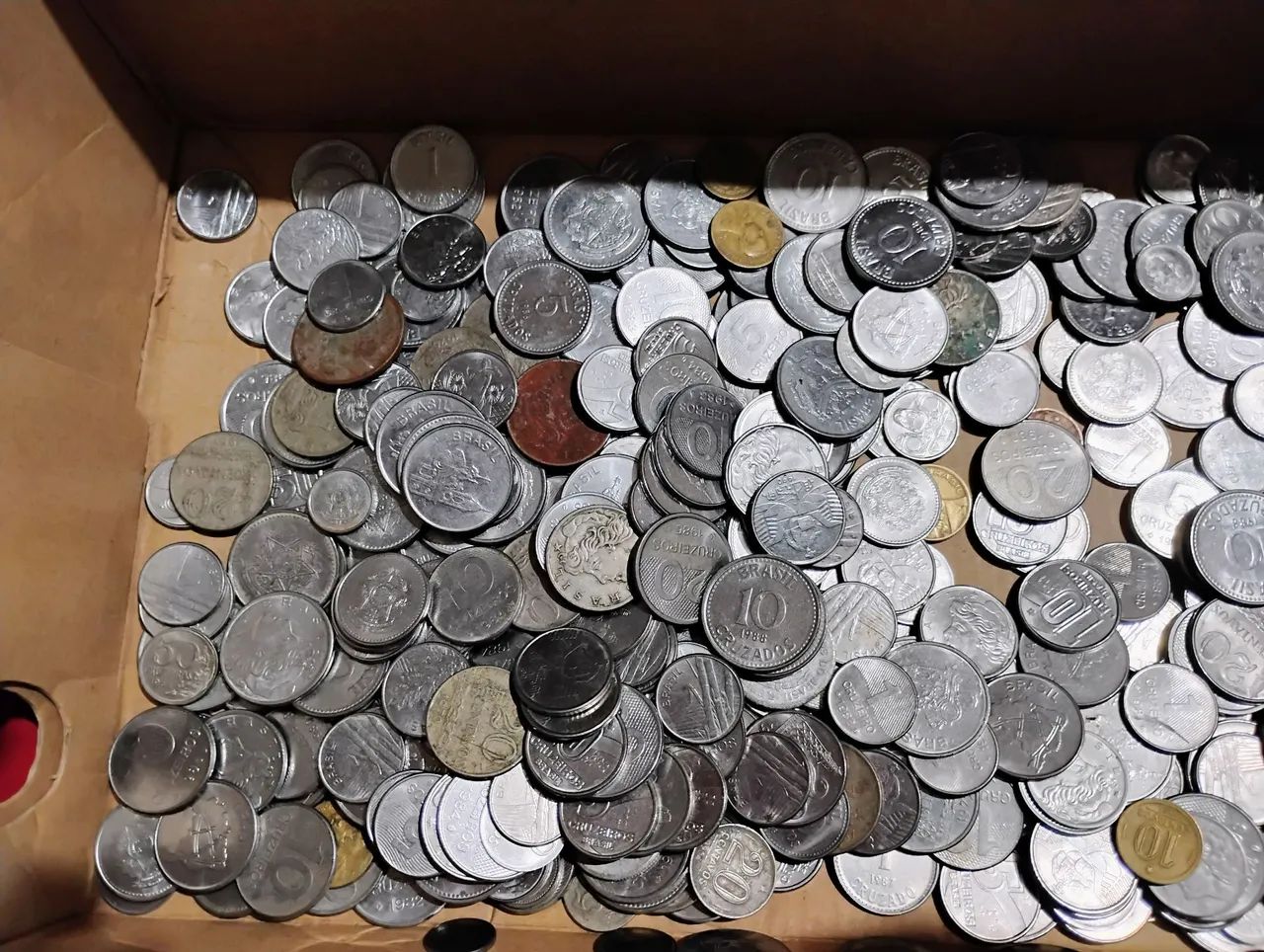 Coleção de moedas antigas