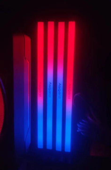 Memória Ram Asgard Valkyrie DDR4 3200mhz 3600mhz RGB (2x8gb) 16g Kit Lacrado - Foto 4