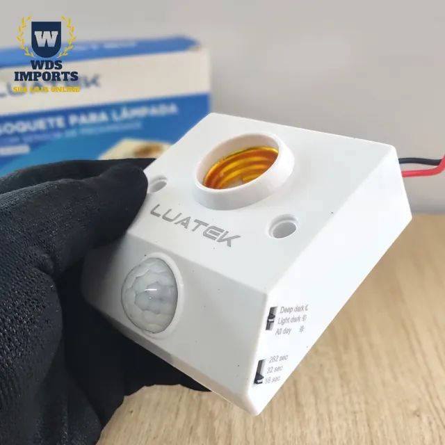 Soquete para Lâmpada com Sensor de Presença - Luatek - Foto 3