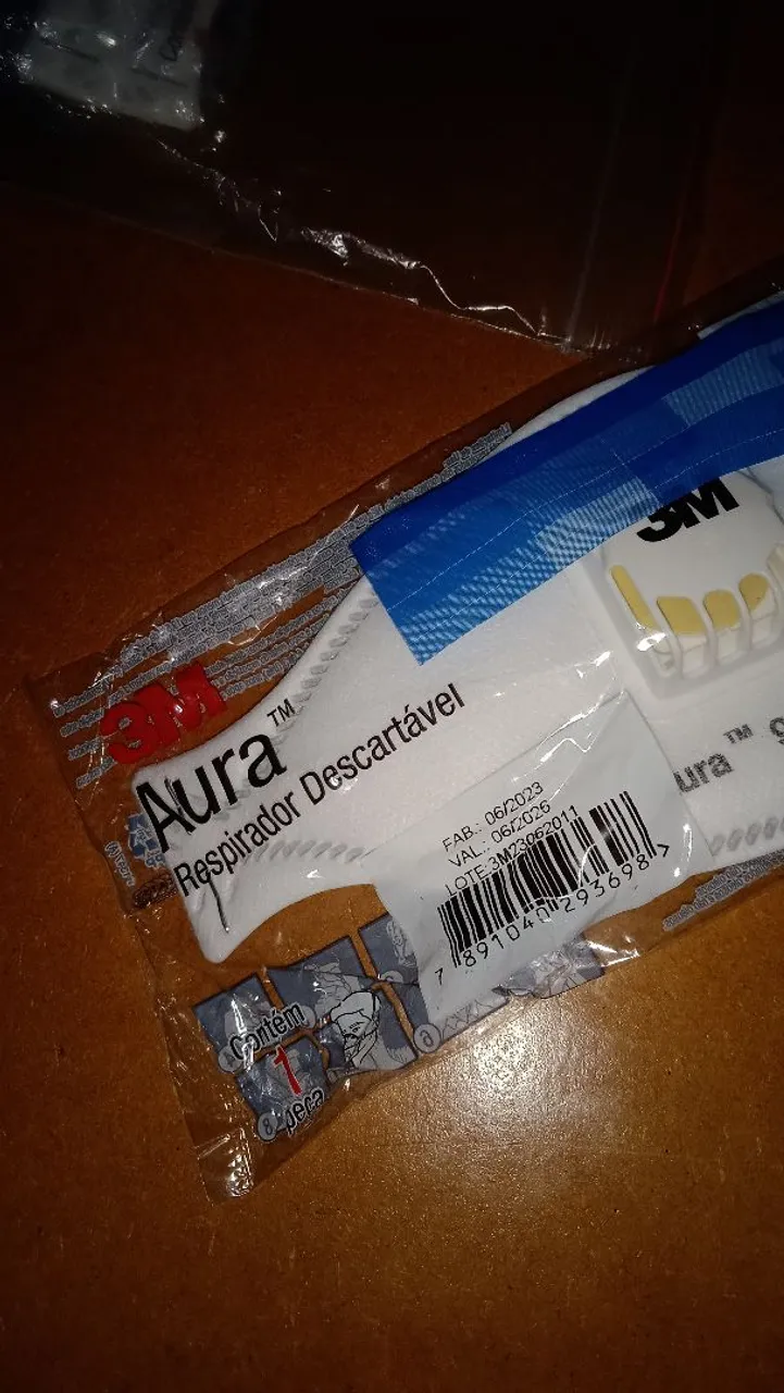 Máscara Respiratória 3M Aura Descartável