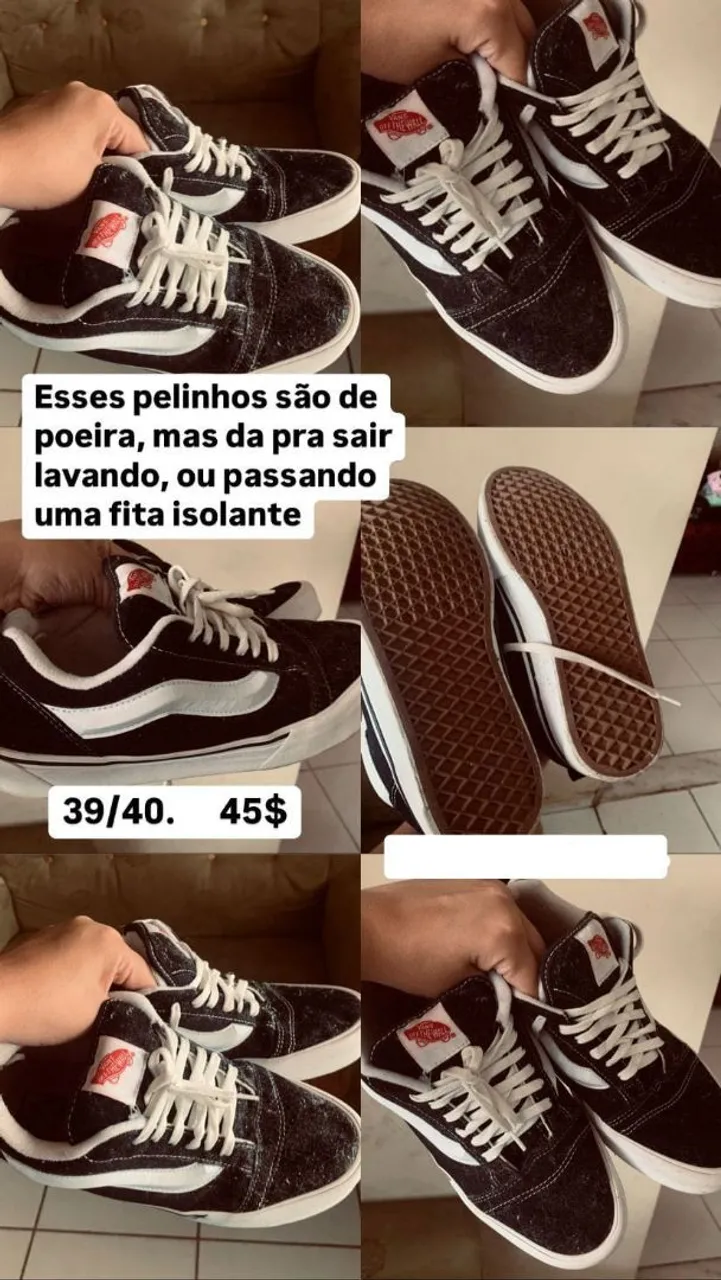 Tênis Vans Old Skool Preto 39/40