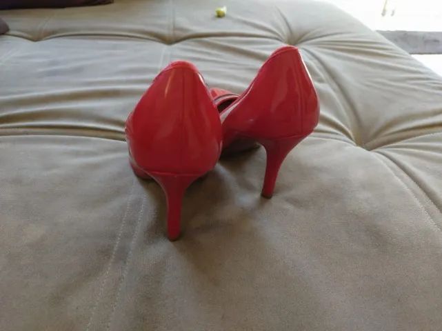 Sapato Scarpin Vizzano Vermelho Salto Alto Tam 36 - Foto 3