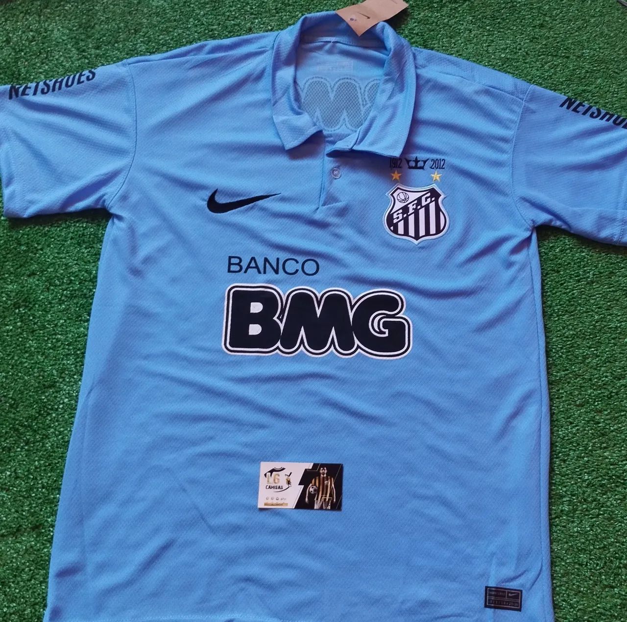 Camisa Retrô Santos FC Neymar Jr. 2012/23 - Azul Pólo - Roupas 