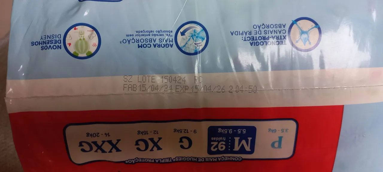 FRALDA HUGGIES M 92 UND - Foto 3