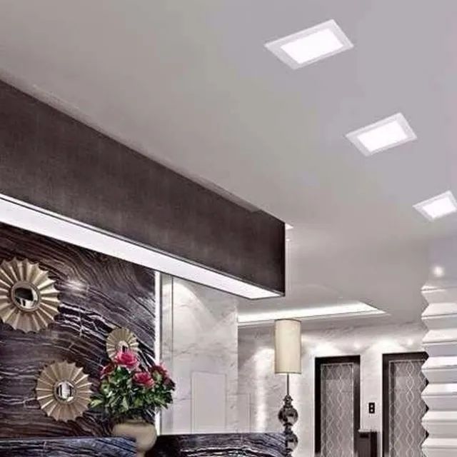 PAINEL BACKLIGHT ECOLED QUADRADO EMBUTIR BRANCO 18W 6500K 221X221X28 AUTOVOLT - G-LIGHT - Foto 3