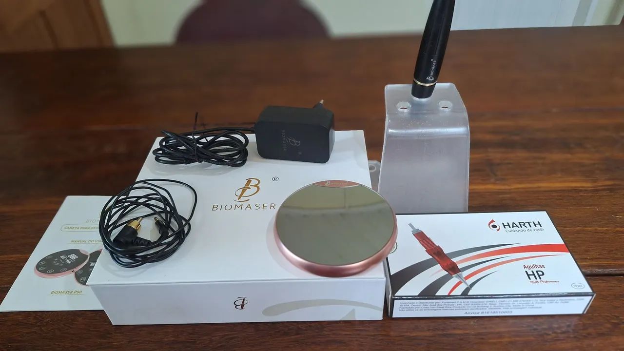 Vendo Aparelho de Micropigmentação Profissional Marca Biomaser Seminovo - Foto 5