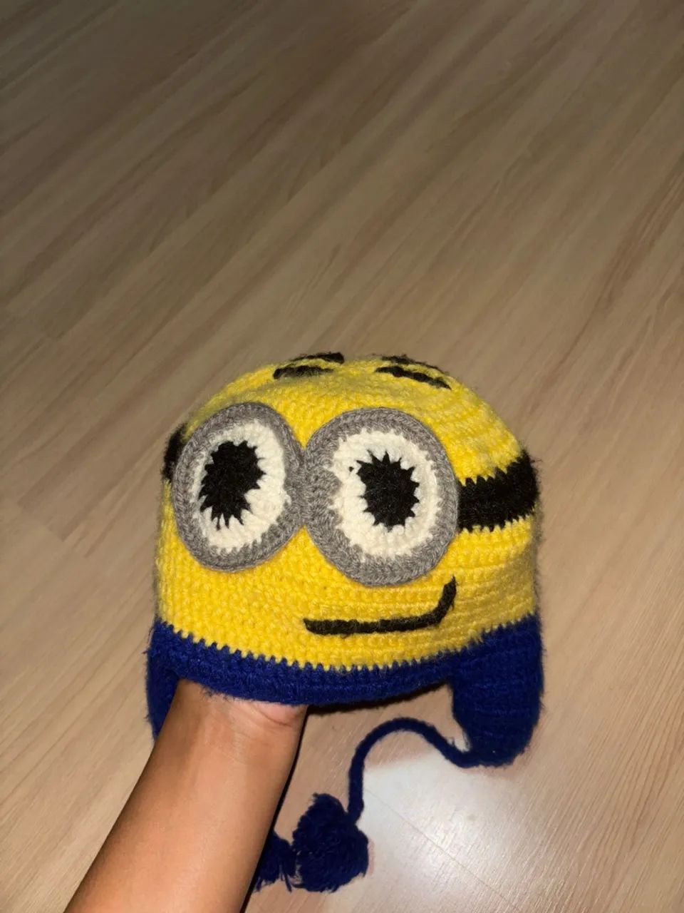 Touca de crochê infantil do minions - Foto 2
