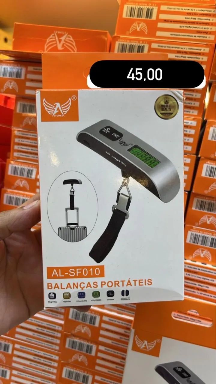 Balança Digital Para Malas de Viagens