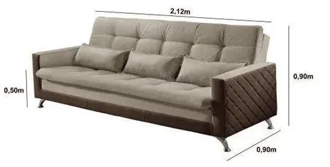 Confira nossos produtos!!  Sofá Cama 001 SN  - Foto 2