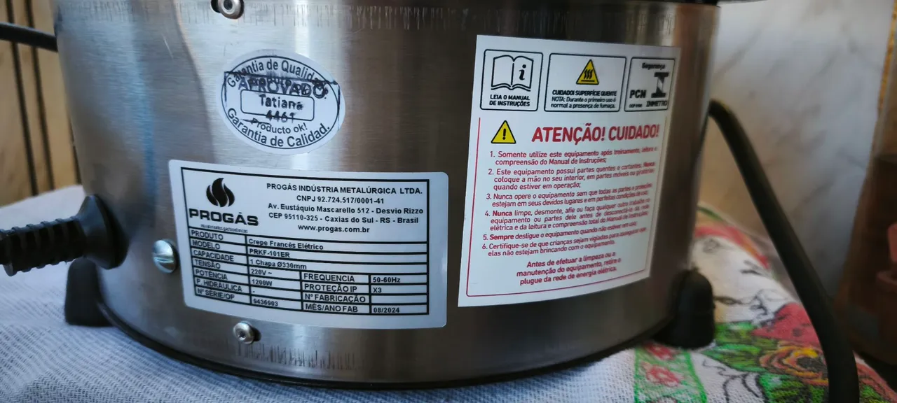 Crepeira Elétrica Profissional Progás