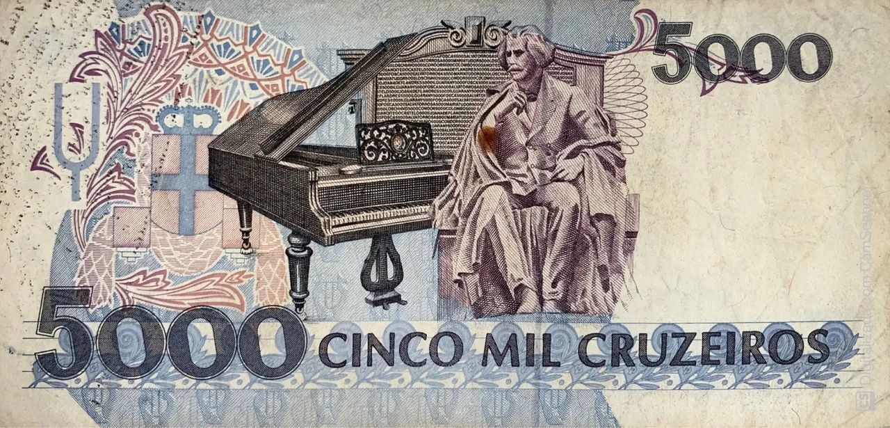 5000 CRUZEIROS (CARLOS GOMES) - Foto 3