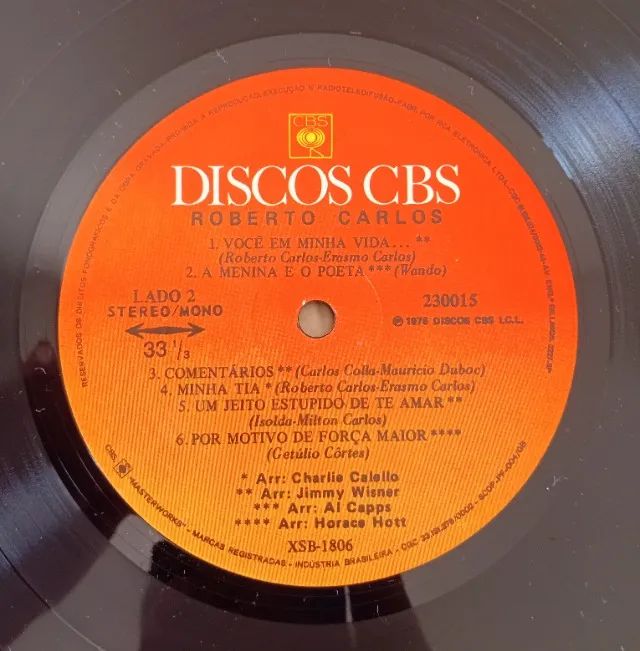 DISCO VINIL ROBERTO CARLOS 1976 - Foto 5