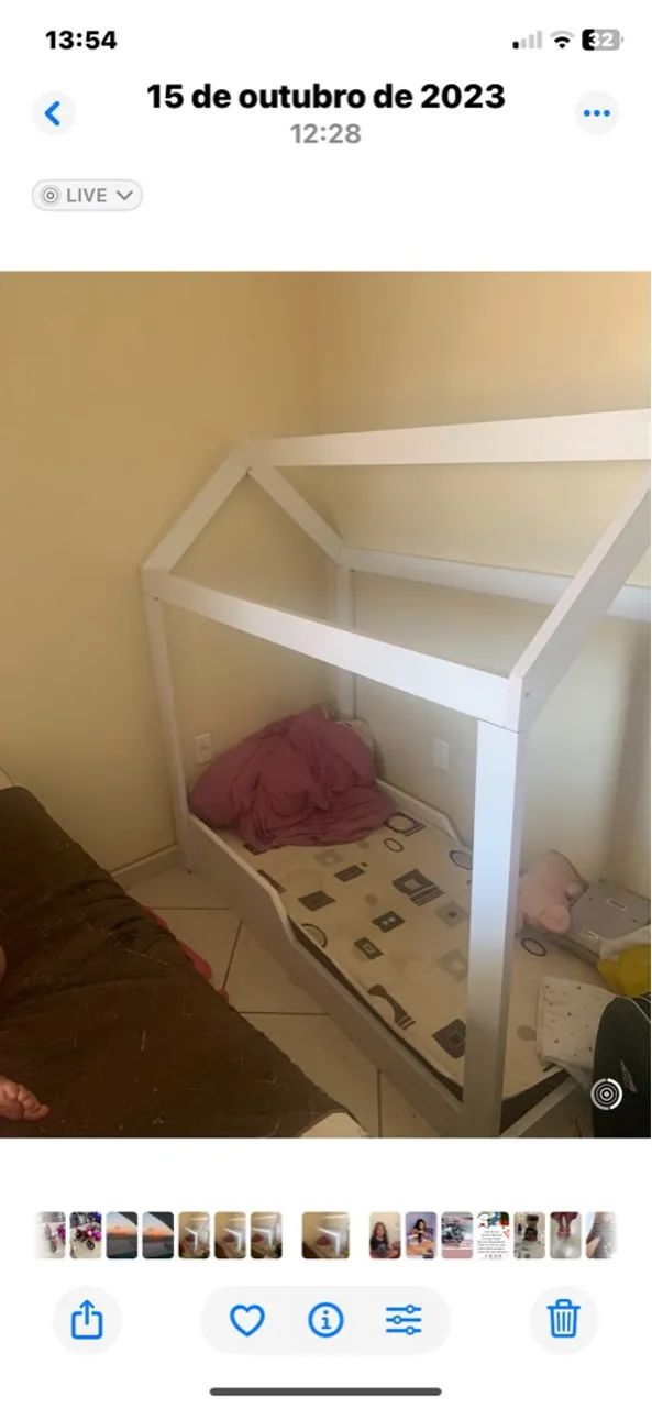 Cama Infantil Casinha montessoriana