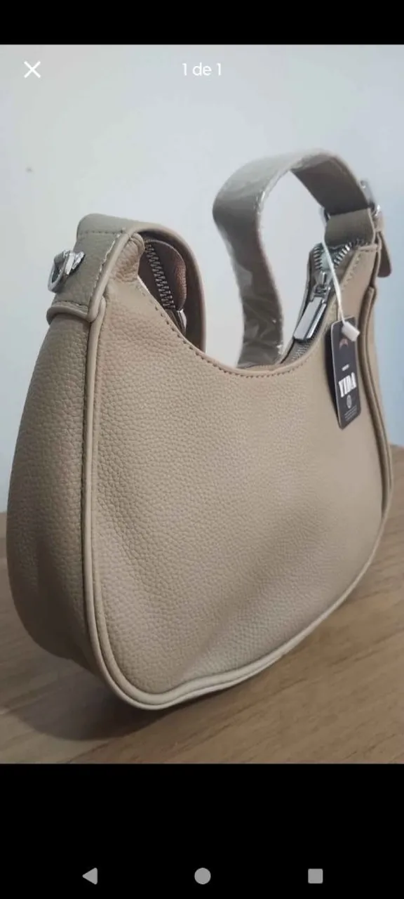 Bolsa de Ombro Bege