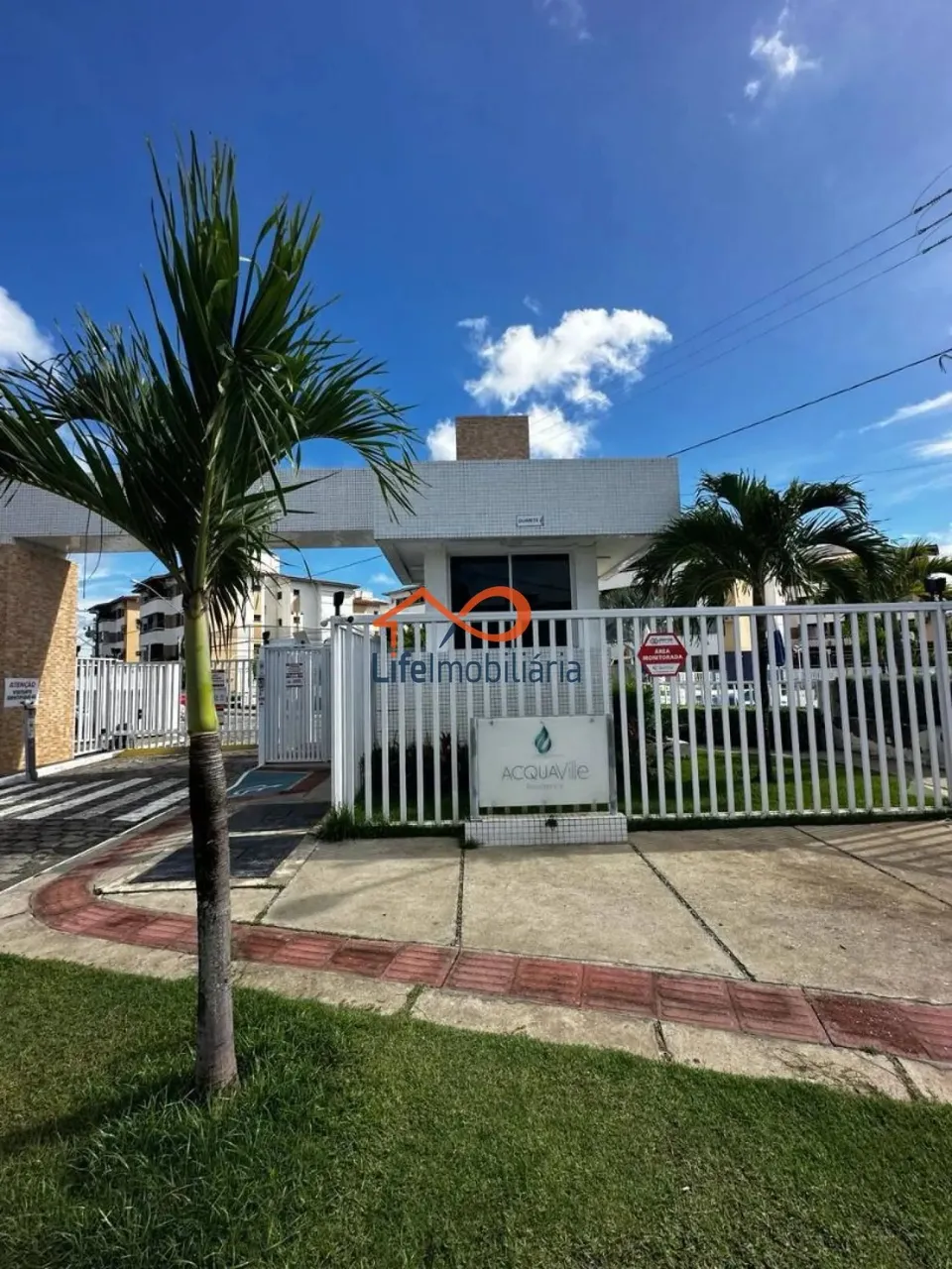 Apartamento Mobiliado Para Alugar no Condomínio Acqua Ville Residence, Com 2/4, 3° Andar e