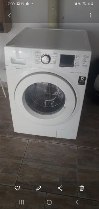 VENDE-SE Maquina de lavar Lava e Seca DIGITAL INVERTER 10.1 KG 220 Wts .1 - Foto 4