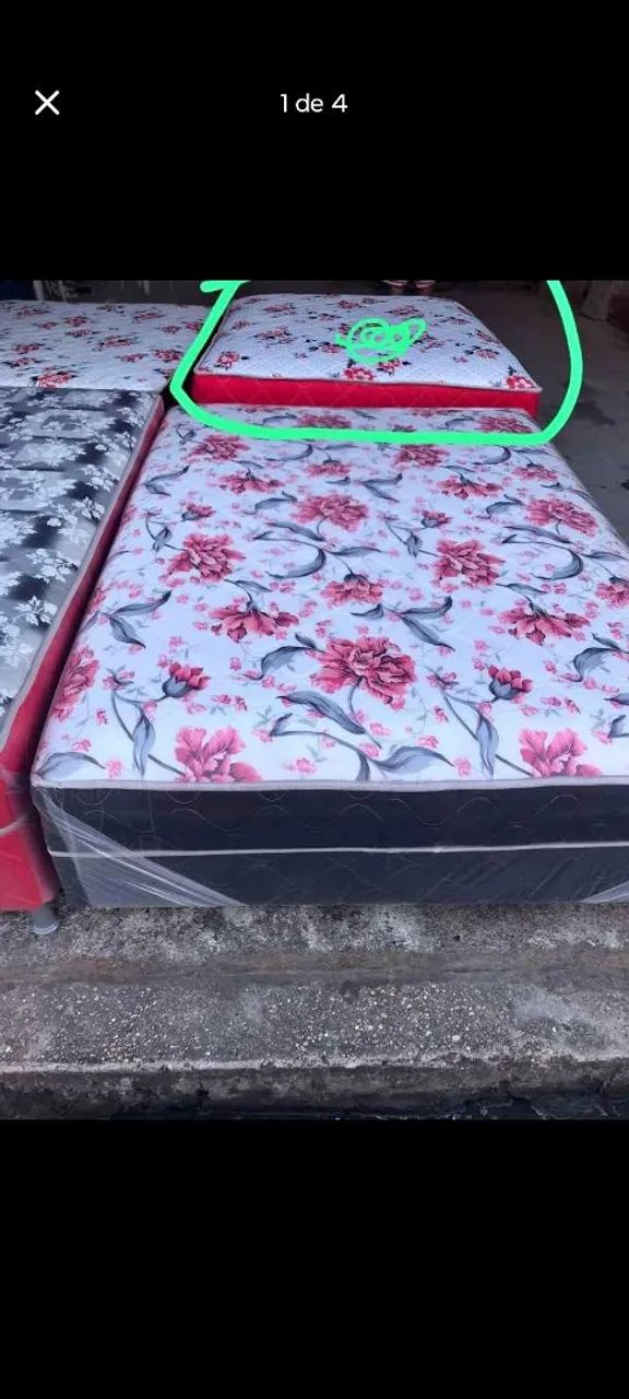 Cama box de várias CORES  emtregamos