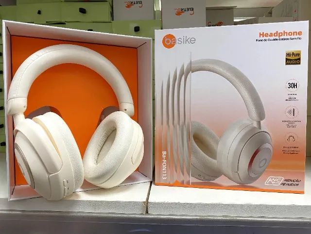 Fone de Ouvido Estéreo Bluetooth da Basike (Novo) Super Confortável - Foto 3