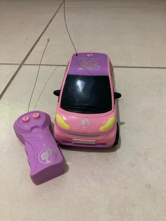 Carrinho Barbie - Rosa - Controle Remoto - Foto 2