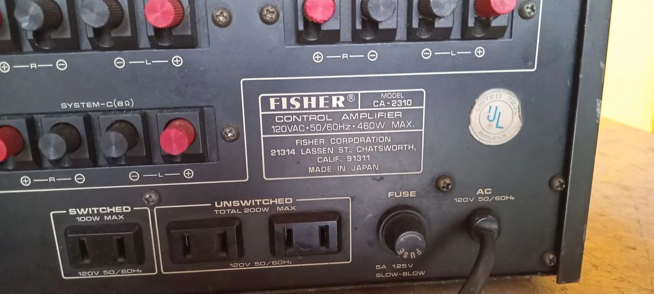 Amplificador integrado FISHER CA 2310 - Foto 4