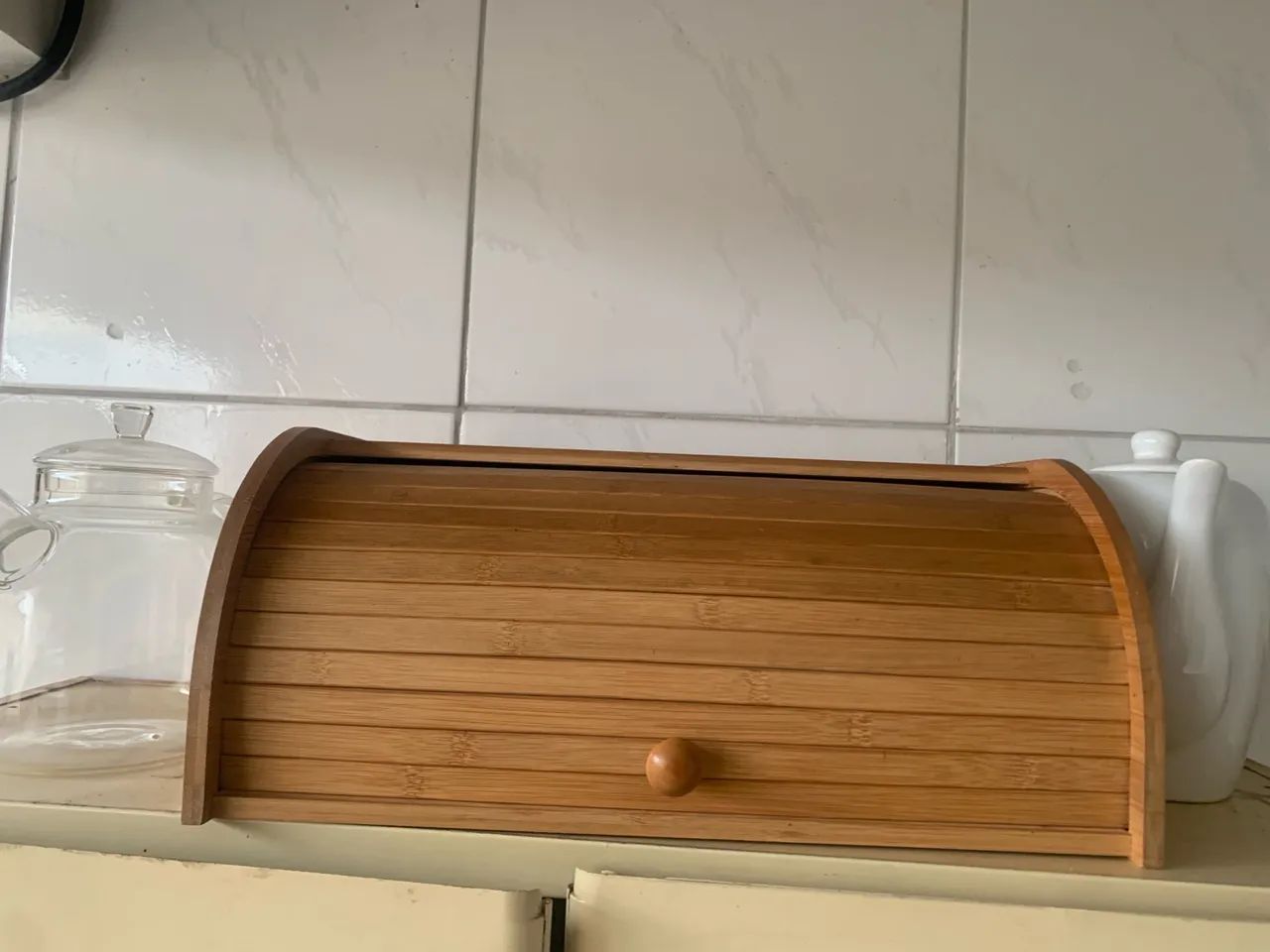 Porta-Pães de Bambu - Novo