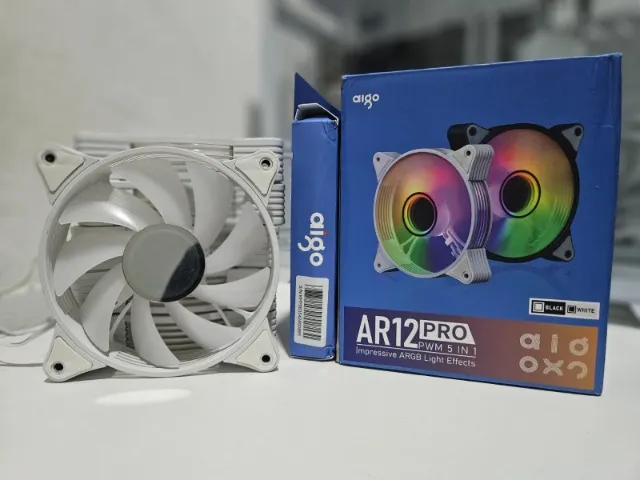 Cooler Aigo AR12 PRO ARGB PWM - 6 Unidades